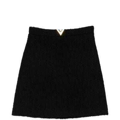 Valentino VLogo Signature wool skirt
