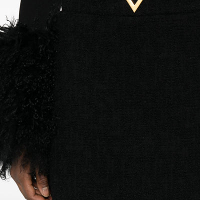 Valentino VLogo Signature wool skirt