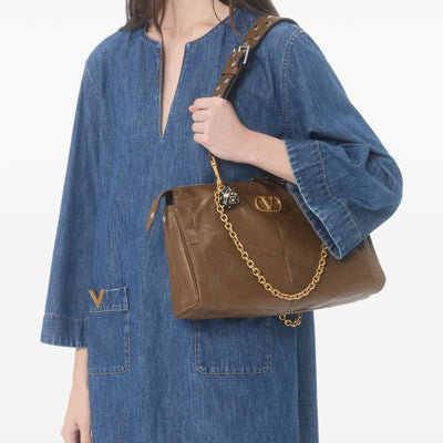 Valentino VLogo Signature denim short dress