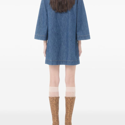 Valentino VLogo Signature denim short dress
