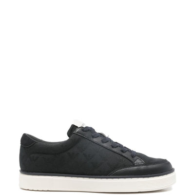 Emporio Armani Jacquard sneakers with an all-over eagle