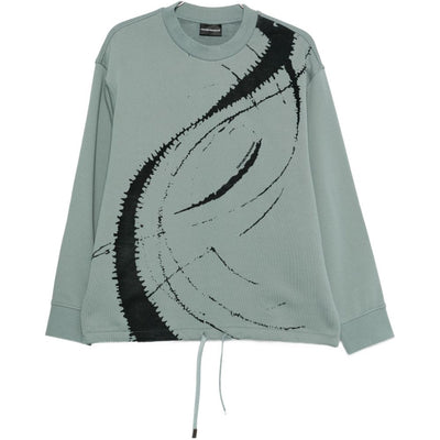 Emporio Armani Cotton crewneck sweathisrt