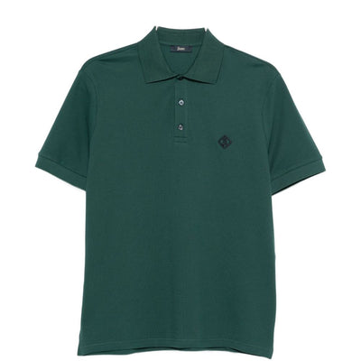 Herno Logo cotton polo shirt