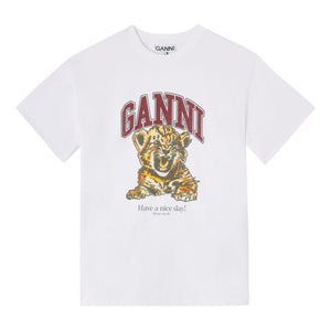 Ganni Baby Tiger organic cotton t-shirt