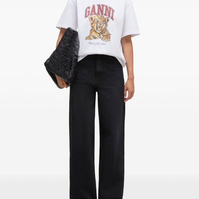 Ganni Baby Tiger organic cotton t-shirt
