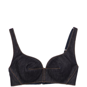 Givenchy Denim cotton bra top