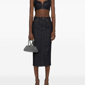 Givenchy Denim cotton bra top