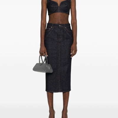 Givenchy Denim cotton bra top