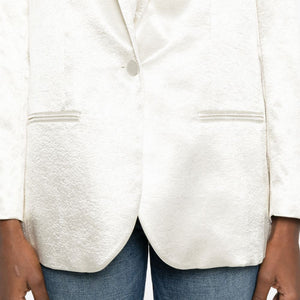 Alysi Silk & Nylon Single-breasted blazer jacket