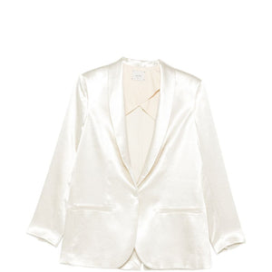 Alysi Silk & Nylon Single-breasted blazer jacket