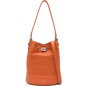 Zanellato Monda'® Small Bag In Orange Sicilian Mosaic