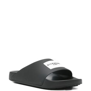 Givenchy Label Slide mules in rubber