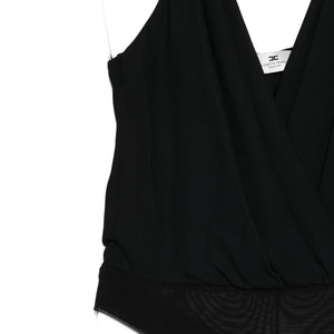 Elisabetta Franchi V-neck adjustable shoulder straps brief cut Bodysuit