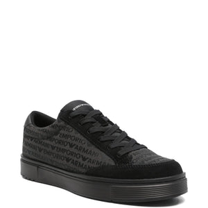 Emporio Armani logo-print sneakers