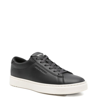 Emporio Armani leather lace-up sneakers