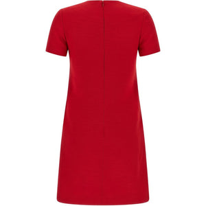 Valentino VLogo Signature wool and silk dress