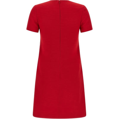 Valentino VLogo Signature wool and silk dress