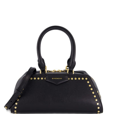 Givenchy Mini Antigona East-West Bag In Box Leather With Studs Detail