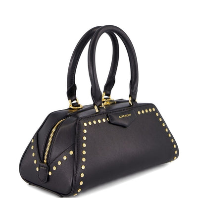 Givenchy Mini Antigona East-West Bag In Box Leather With Studs Detail