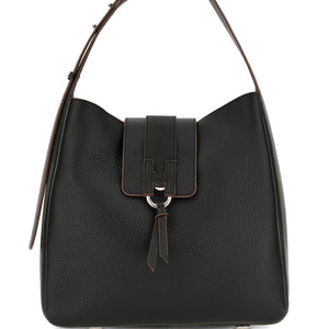 Hogan Trend Black Hobo Bag