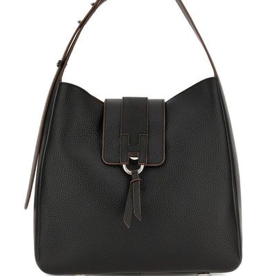 Hogan Trend Black Hobo Bag