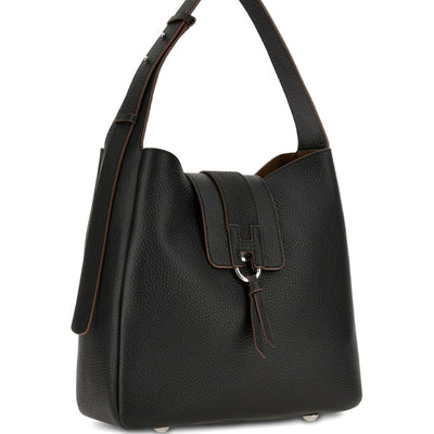 Hogan Trend Black Hobo Bag