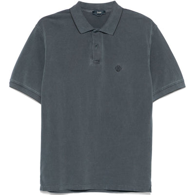 Herno Logo cotton polo shirt