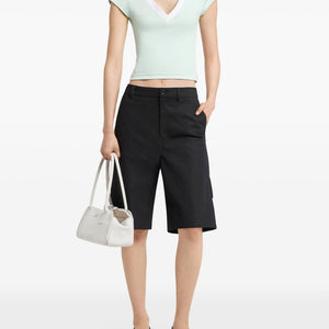 Courreges Pre CourrÃ¨ges Logo cropped polo shirt