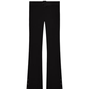 Courreges Pre CourrÃ¨ges Ribbed knitted trousers
