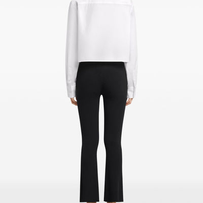 Courreges Pre CourrÃ¨ges Ribbed knitted trousers