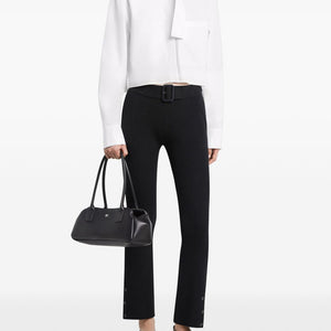 Courreges Pre CourrÃ¨ges Ribbed knitted trousers