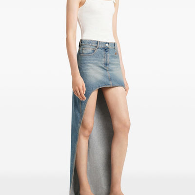 Courreges Pre CourrÃ¨ges Denim cotton skirt