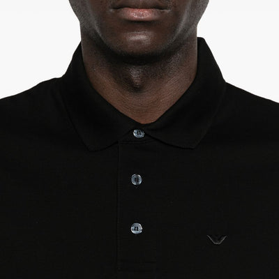 Emporio Armani Logo cotton polo shirt