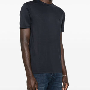 Emporio Armani Modal and silk blend t-shirt