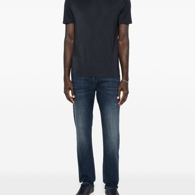 Emporio Armani Modal and silk blend t-shirt