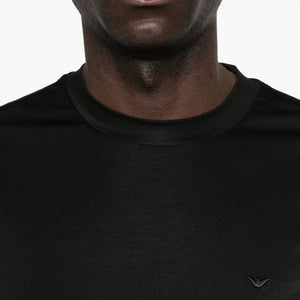 Emporio Armani Modal and silk blend t-shirt