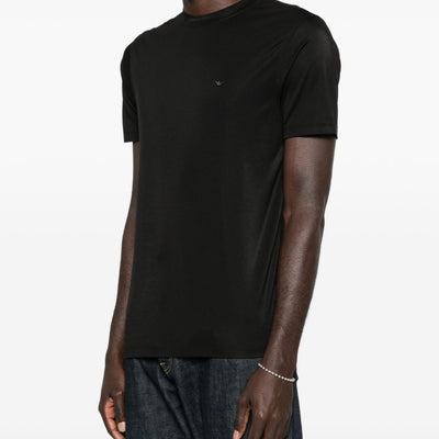 Emporio Armani Modal and silk blend t-shirt