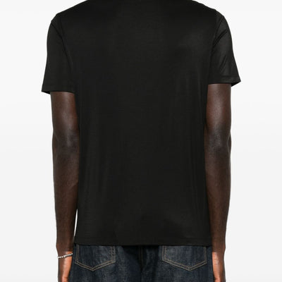 Emporio Armani Modal and silk blend t-shirt