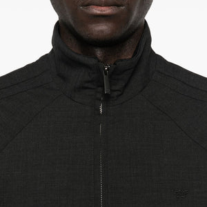 Emporio Armani Wool blend bomber jacket