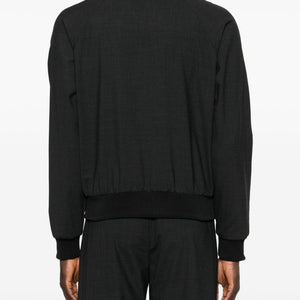 Emporio Armani Wool blend bomber jacket