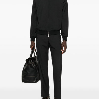 Emporio Armani Wool blend bomber jacket