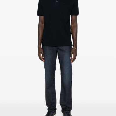 Emporio Armani Logo cotton polo shirt