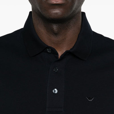Emporio Armani Logo cotton polo shirt