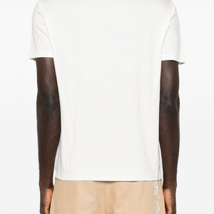 Emporio Armani Modal and silk blend t-shirt