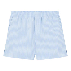 Ami Paris Striped cotton shorts