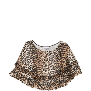 Ganni Nylon mini skirt