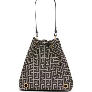 Balmain Pulse Monogram Jacquard Backpack