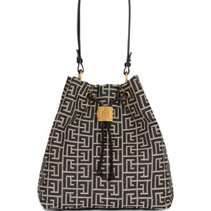 Balmain Pulse Monogram Jacquard Backpack