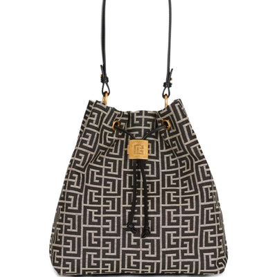Balmain Pulse Monogram Jacquard Backpack