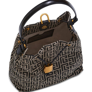 Balmain Pulse Monogram Jacquard Backpack